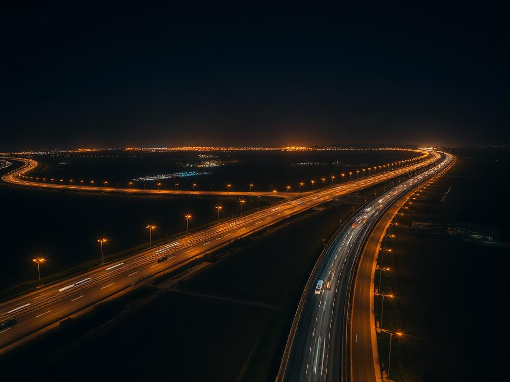 إنارة الطرق السريعة